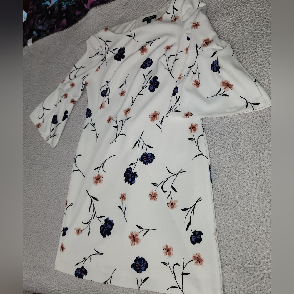 Ralph Lauren Stunning ๐ Boho Style Floral Bell Sleeve Dress - Picture 14 of 16